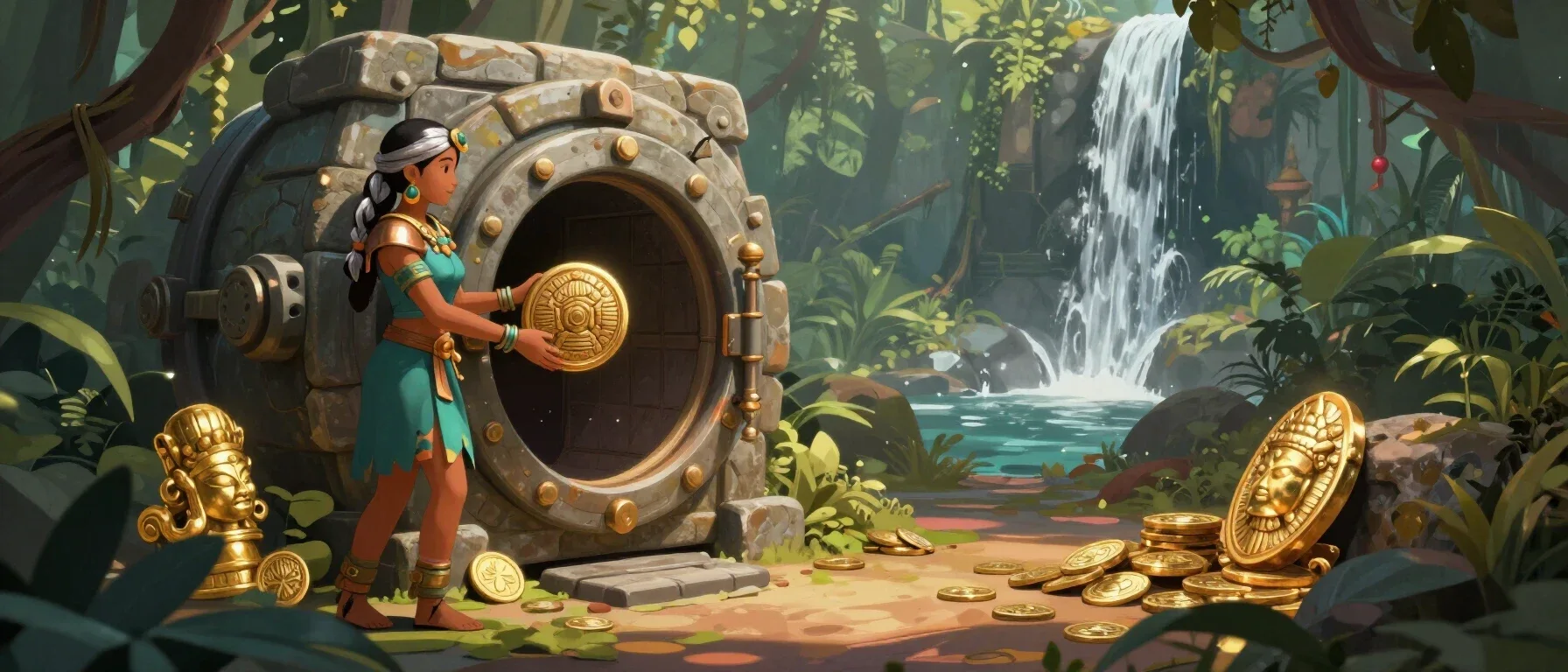 Buzz Bingo login key beside a secure vault